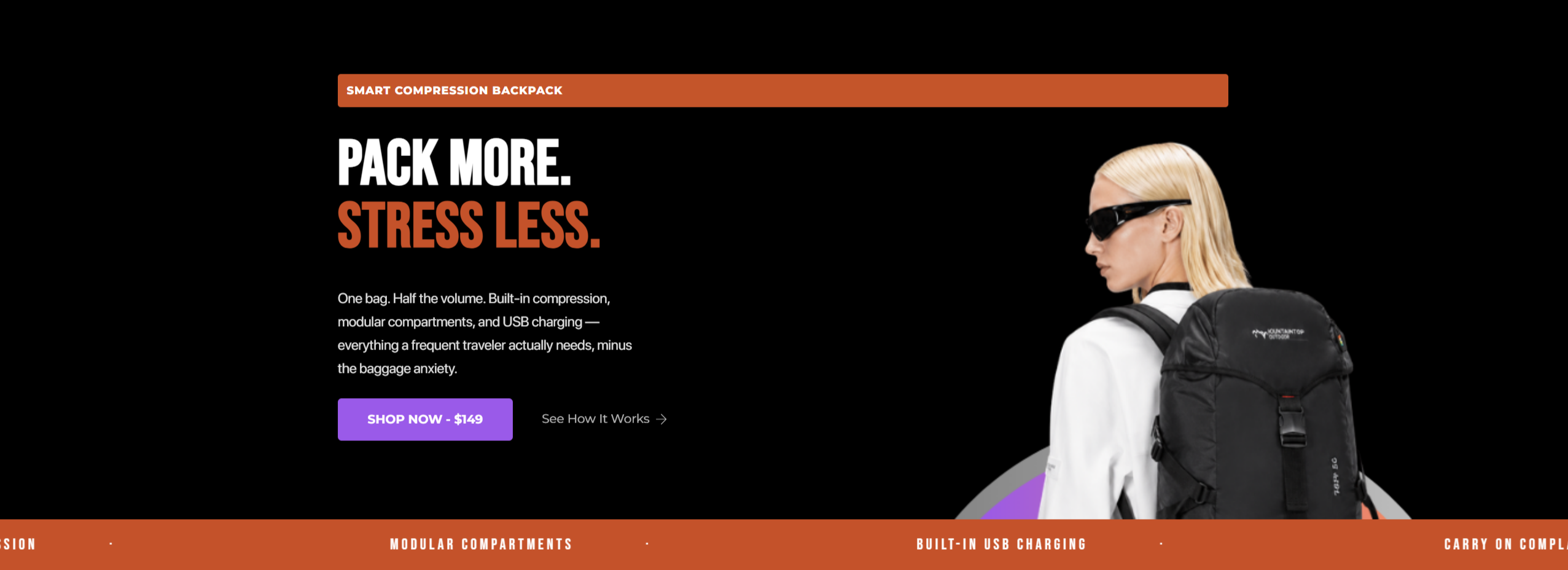 WEBSITE LANDING PAGE